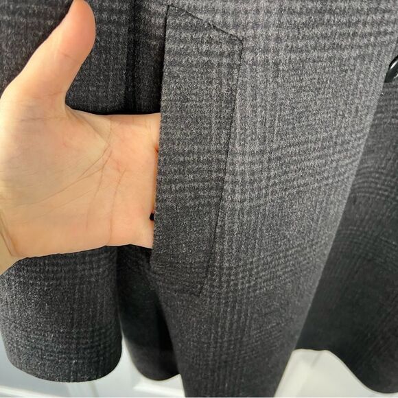 Sz 2X Daniel Hechter Paris Men's Black Wool Overcoat $298 MSRP NWOT - Picture 9 of 13